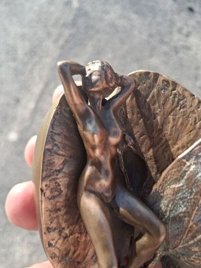 Eve And The Apple Signed Bronze