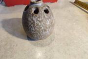 Vintage Signed Studio Art Pottery Flower Frog Planter Vase MCM Stoneware