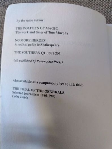 A Mass for Jesse James a journey through 1980's Ireland by Fintan O Toole in good condition FREE STANDARD POSTAGE INCLUDED