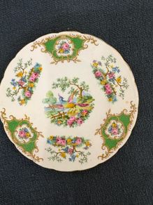 Vintage FOLEY large ceramic sandwich plate