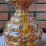 Franz Welz Bohemian Multi Colour Spatter Art Glass Vase Image 4