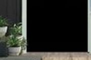 Patio Retractable Side Awning 100x300 cm Black