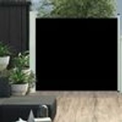 Patio Retractable Side Awning 100x300 cm Black