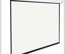 Luxburg 100-Inch 4K 3D Manual Pull Down Projection Screen