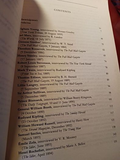 The Penguin Book of Interviews/ 1859 - to present day/1994