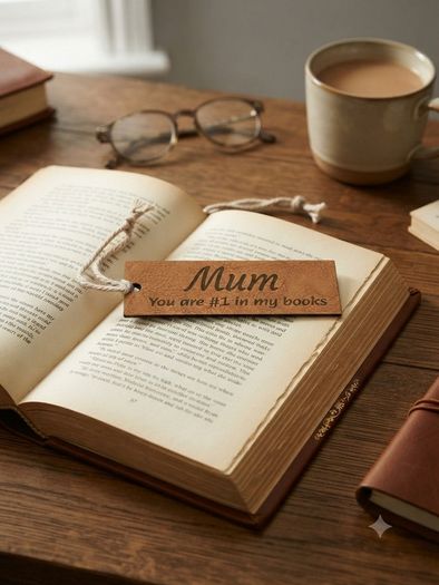 "Mum - You are #1 in my books" Engraved Bookmark