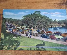 Old Postcard Lagos de Palermo, Buenos Aires, Argentina, No. 224 - free standard postage