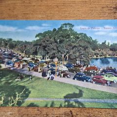 Old Postcard Lagos de Palermo, Buenos Aires, Argentina, No. 224 - free standard postage