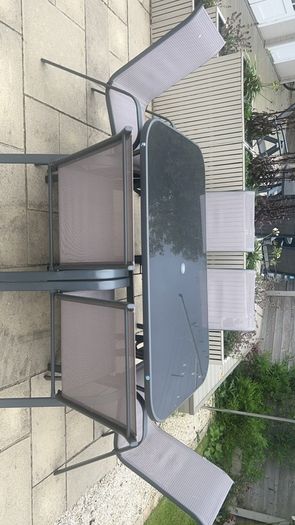 outdoor table and chair set