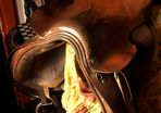 Leather saddle