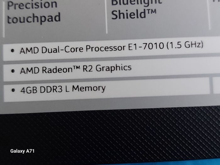 Acer Aspire ES 15, AMD Dual-Core Processor E1-7010, 1.5GHz, 4GB Ram, 1 Terrabyte HDD, Windows 10, Microsoft Edge, Chrome and VLC