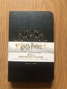 Harry Potter Spells Pocket Notebook Collection journals (Set of 3)
