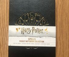 Harry Potter Spells Pocket Notebook Collection journals (Set of 3)