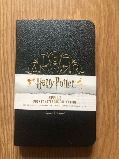 Harry Potter Spells Pocket Notebook Collection journals (Set of 3)