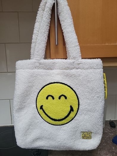 Fluffy Smiley World Shoulder Bag