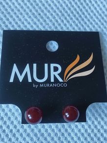 Sterling silver Murano glass earrings