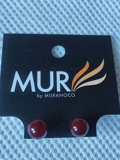 Sterling silver Murano glass earrings