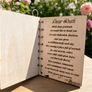 Personalized Wood Teacher Gift Thank You Card Image 7