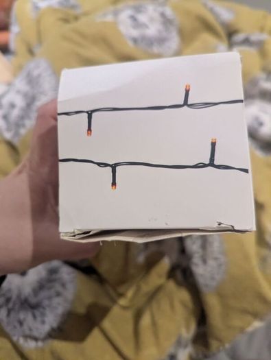 String Lights Orange Halloween