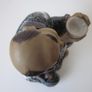 Chinese Glazed Pottery  Figure of Beggar 7 inches Image 6