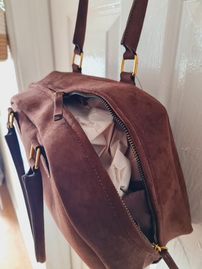 Suade shoulder bag