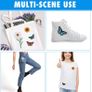 35pcs Butterfly Embroidered Iron on Patches Sunflower Cute Sew On Applique Patches for Clothing Iron on Patches for Jeans Clothing Hats Bags Arts Crafts (FREE POSTAGE) Image 4