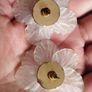 Delicate flower earrings. Image 4