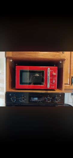 Red kitchen appliance bundle