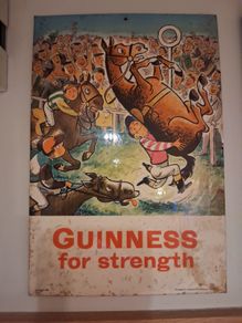 Original Guinness Advertising Show Card.