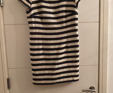 Esprit Navy and White Striped Dress
