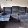 Recliner sofa and Two Recliner Chairs Image 5