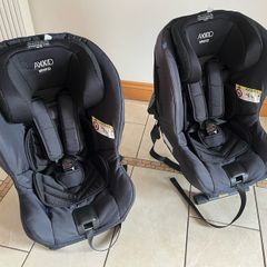 Axkid Minikid extended rear facing car seats x2