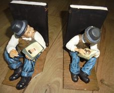 Laurel and Hardy bookends