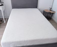 small double bed with mattress