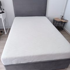 small double bed with mattress