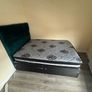 double bed frame and mattress with storage Image 2