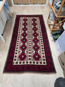 Persian Rug 95cm x 195cm handknotted oriental