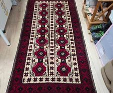 Persian Rug 95cm x 195cm handknotted oriental