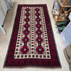 Persian Rug 95cm x 195cm handknotted oriental