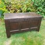17th Century Small Oak Coffer Image 2