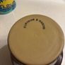 3 Pieces of Fortnum and Mason - Vintage Treacle Glazed Mustard Crock, Potted Stilton Cheese Pot with lid 200 gr and Lemon Curd Yellow Round Biscuit Tin Image 5