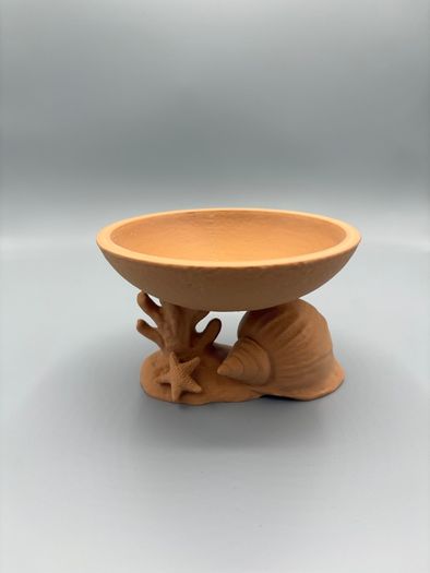 Coastal Vanity Bowl  Sculptural Decorative Bowl