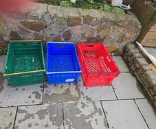 plastic crates