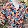 Vintage 80s 90s Guy Dubois Paris pleated shirt dress Uk 14 Image 2