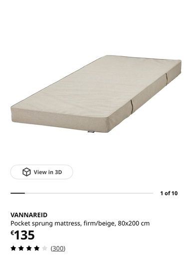 2 Single mattress ikea