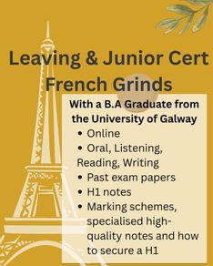 Leaving & Junior Cert French Grinds