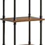 NEW SALE | Ladder Shelf,5-Tier Storage Shelves,Small Bookshelf,Shelving Unit with Metal Frame,Vintage Industrial Plant Display Stand,Bookcase for Living Room, Home Office Image 2