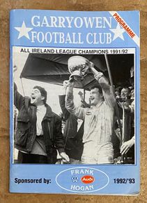 1992 Garryowen FC v St. Mary's College RFC - AIL Division 1 Rugby Programme