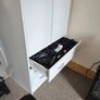 White 3-drawer wardrobe Image 3