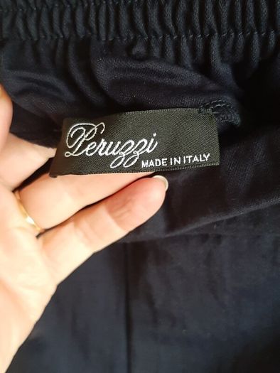 Wide Leg Navy Culotte Trousers